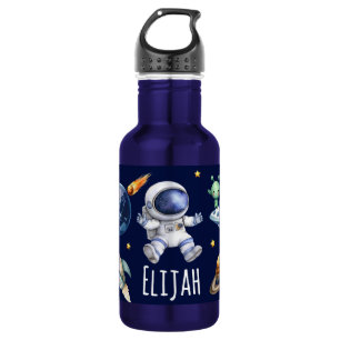 Individuelle Name Astronaut Space Planets Edelstahlflasche
