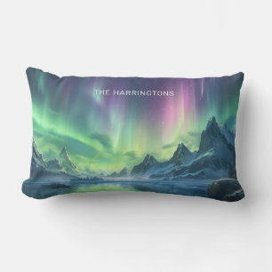 Individuelle Name Aurora Borealis Kissen Für Draußen