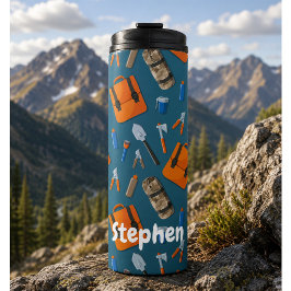 Individuelle Name Außengetriebemuster Thermosbecher
