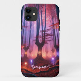 Individuelle Name Autumnal verzauberter Whimsigoth Case-Mate iPhone Hülle