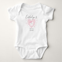 Individuelle Name Baby Girl First Tooth Outfit
