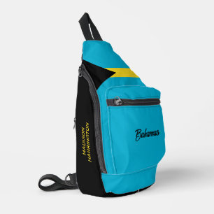 Individuelle Name Bahamas Flag Crossbody Bag