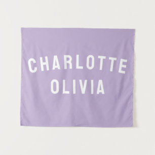 Individuelle Name Banner Personalisiertes Kinderzi Wandteppich
