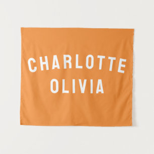Individuelle Name Banner Personalisiertes Kinderzi Wandteppich