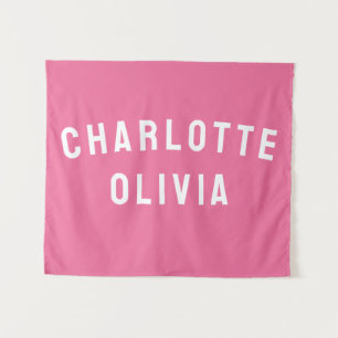 Individuelle Name Banner Personalisiertes Kinderzi Wandteppich