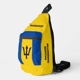 Individuelle Name Barbados Flag Crossbody Bag