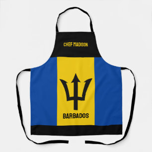Individuelle Name Barbados Flag Schürze