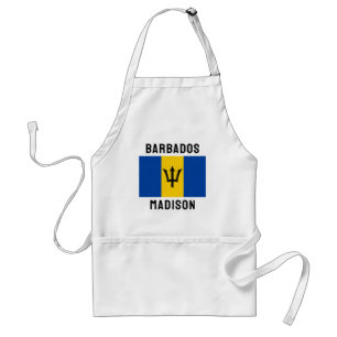 Individuelle Name Barbados Flag Schürze