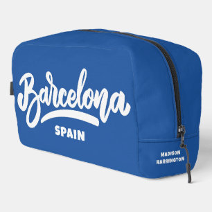 Individuelle Name Barcelona Spanien Waschbeutel