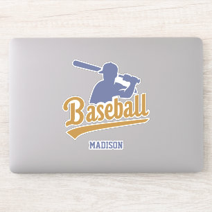 Individuelle Name Baseball Player Aufkleber