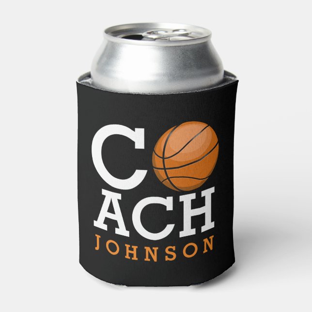 Individuelle Name Basketball Coach Dosenkühler (Kanne Vorderseite)
