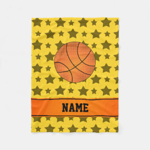 individuelle Name Basketball Fleecedecke
