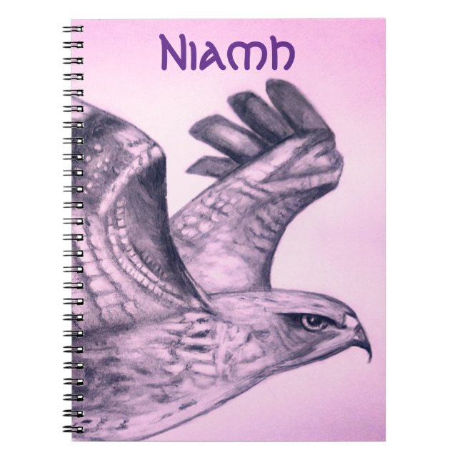 Individuelle Name Beautiful Bird Notebook Notizblock (Vorderseite)