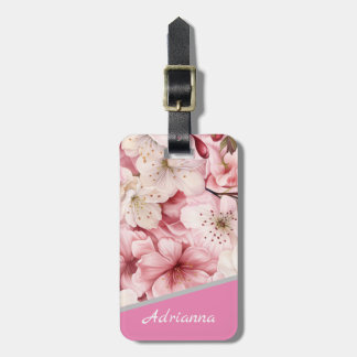 Individuelle Name Beautiful Sakura Cherry Blossom Gepäckanhänger