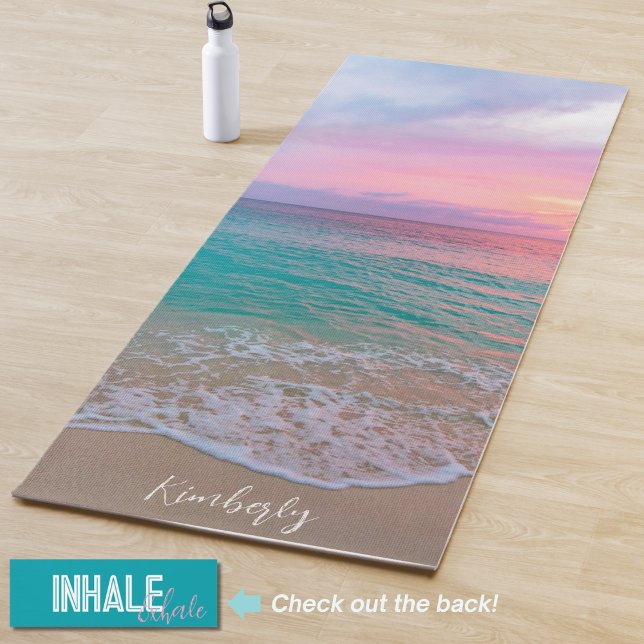 Individuelle Name Beautiful Sunset Beach Yogamatte (Von Creator hochgeladen)