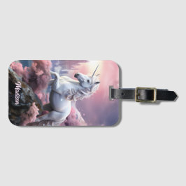 Individuelle Name Beautiful Unicorn Gepäckanhänger