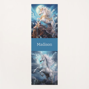 Individuelle Name Beautiful Unicorns Yogamatte