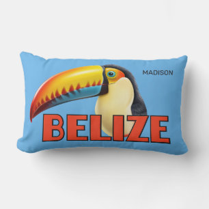 Individuelle Name BELIZE Toucan Lendenkissen