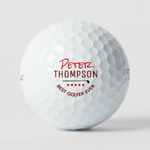 Individuelle Name Best Golfer Golfball