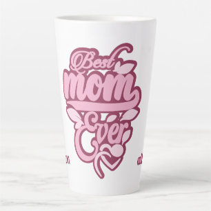 Individuelle Name "Best Mama Ever" Milchtasse