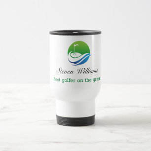 Individuelle Name Bester Golfer Reisebecher