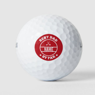 Individuelle Name Bester Vater par personalisiert  Golfball