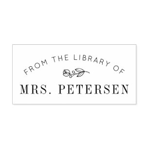 individuelle Name-Bibliothek Briefmarke Permastempel