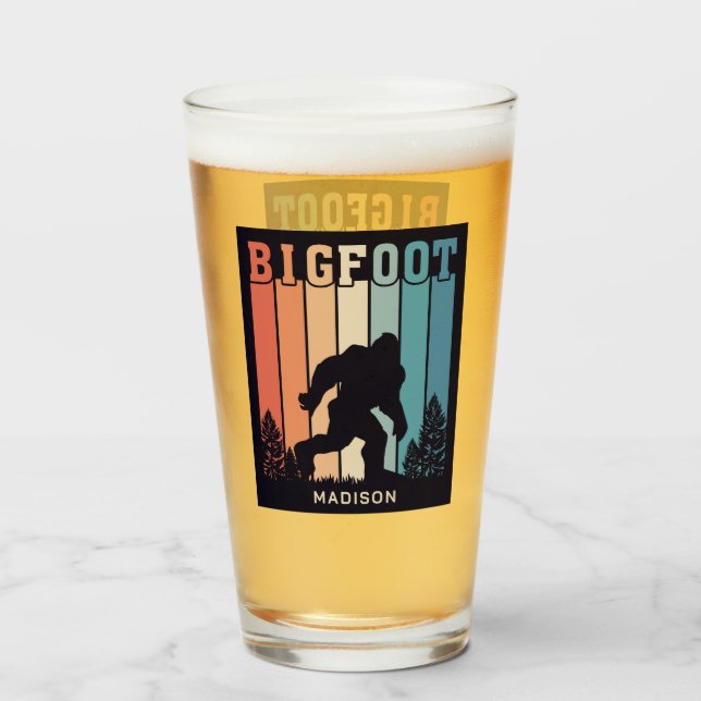 Individuelle Name Bigfoot Glas (Vorne (Gefüllt))
