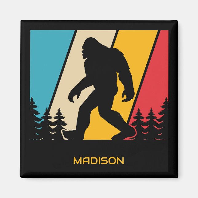 Individuelle Name Bigfoot Magnet (Vorne)