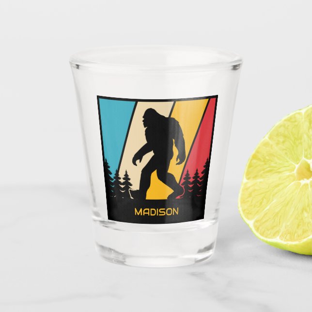 Individuelle Name Bigfoot Schnapsglas (Vorderseite)