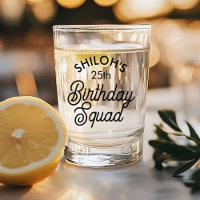 Individuelle Name Birthday Squad Party