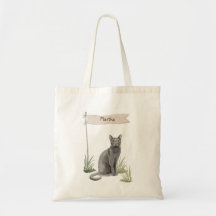 Individuelle Name Blue Russian Cat Pet