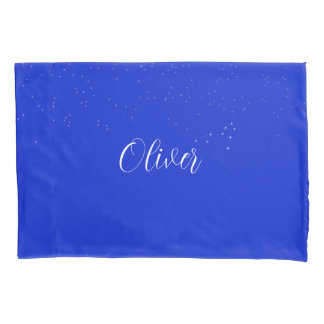 Individuelle Name Blue Star Leo Zodiac Starformati Kissenbezug