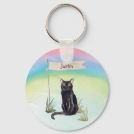Individuelle Name Bombay Cat Pet Schlüsselanhänger