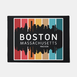 Individuelle Name Boston Massachusetts Fußmatte