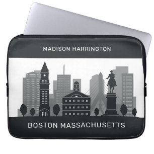 Individuelle Name Boston Massachusetts Laptopschutzhülle