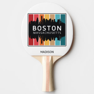 Individuelle Name Boston Massachusetts Tischtennis Schläger