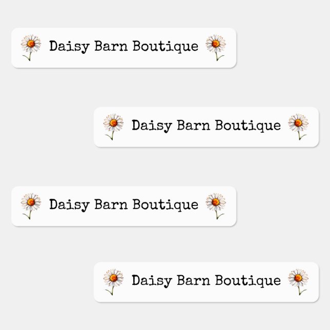 Individuelle Name Boutique Fabric Closing Labels D Etiketten (Gruppe)