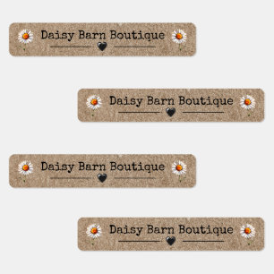 Individuelle Name Boutique Kleidung Labels Daisy K Etiketten