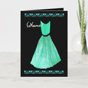 INDIVIDUELLE NAME Bridesmaid Einladung MINT GREEN 