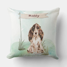 Individuelle Name Brown Cocker Spanisch Haustier H