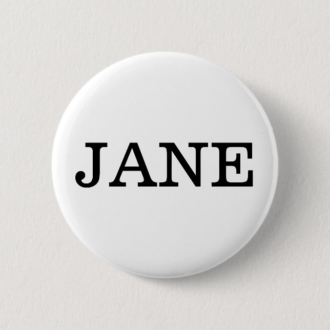 Individuelle Name Button (Vorderseite)
