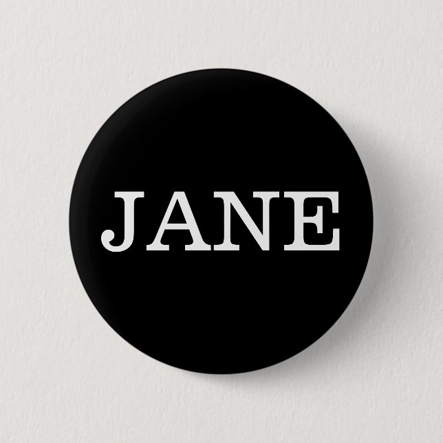 Individuelle Name Button (Vorderseite)