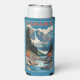 Individuelle Name Canada Travel Poster Selters Dosenkühler