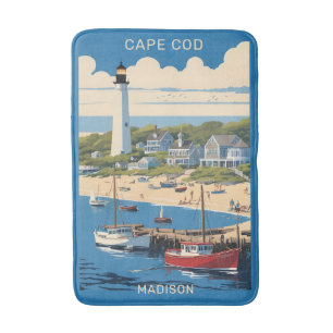 Individuelle Name Cape Cod Massachusetts Badematte