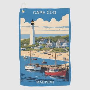 Individuelle Name Cape Cod Massachusetts Golfhandtuch
