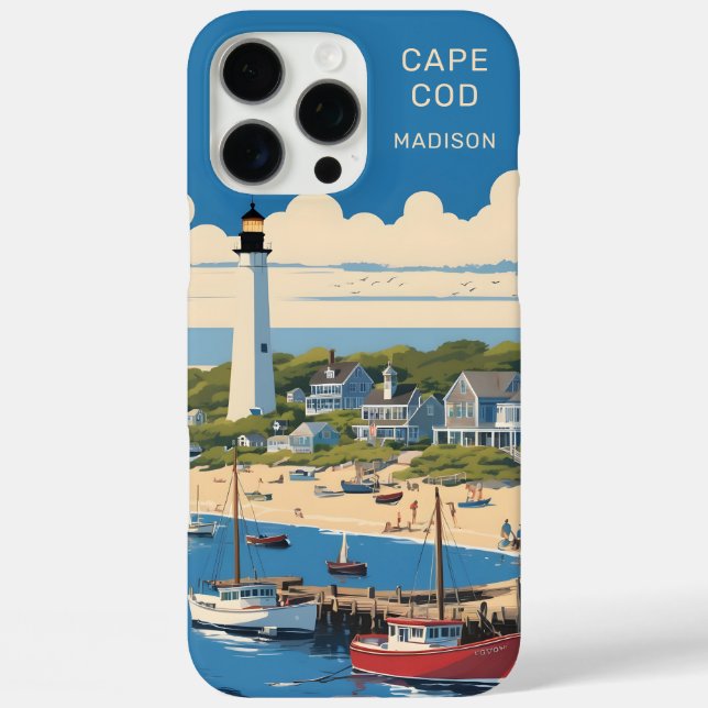 Individuelle Name Cape Cod Massachusetts iPhone 16 Pro Max Hülle (Rückseite)