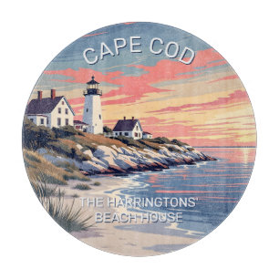 Individuelle Name Cape Cod Massachusetts Schneidebrett