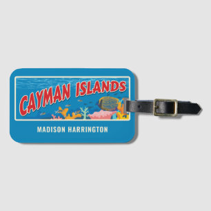 Individuelle Name Cayman Islands Gepäckanhänger