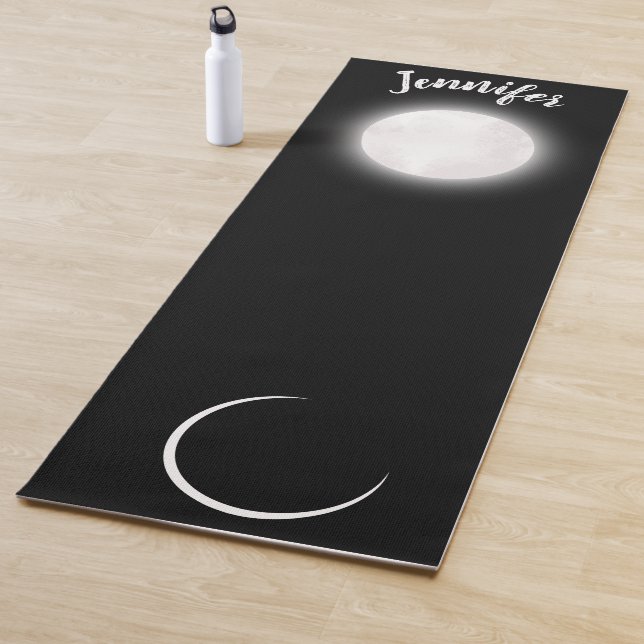 Individuelle Name Celestial Vollmond Halbmond Yogamatte (Beispiel)